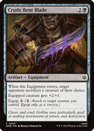 Crude Bent Blade  [The Hobbit]
