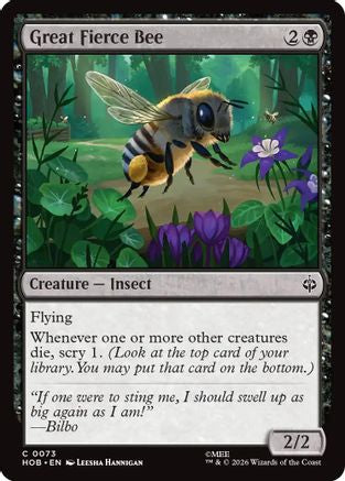 Great Fierce Bee  [The Hobbit]