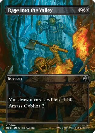 Rage into the Valley (Borderless)  [The Hobbit] Foil