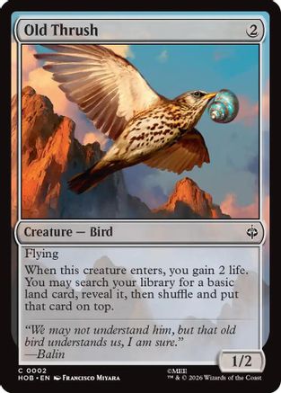 Old Thrush  [The Hobbit] Foil