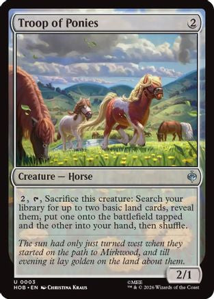 Troop of Ponies  [The Hobbit] Foil