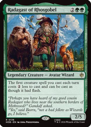 Radagast of Rhosgobel  [The Hobbit]