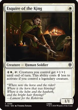 Esquire of the King  [The Hobbit: Eternal-Legal]