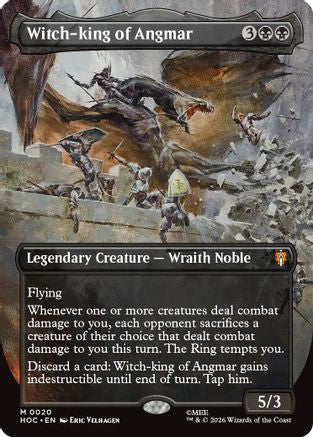 Witch-king of Angmar (Borderless)  [The Hobbit: Eternal-Legal] Foil