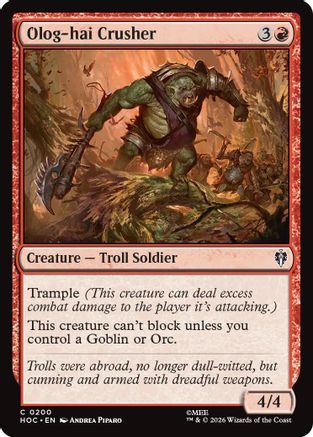 Olog-hai Crusher  [The Hobbit: Eternal-Legal]