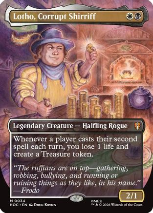 Lotho, Corrupt Shirriff (Borderless)  [The Hobbit: Eternal-Legal]