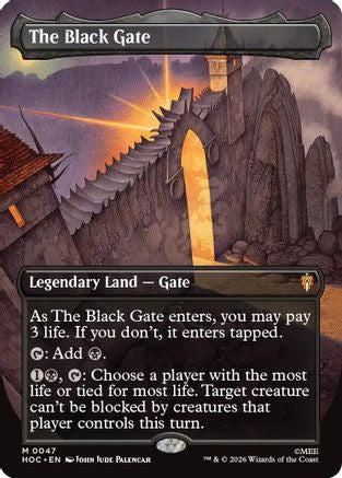 The Black Gate (Borderless)  [The Hobbit: Eternal-Legal]