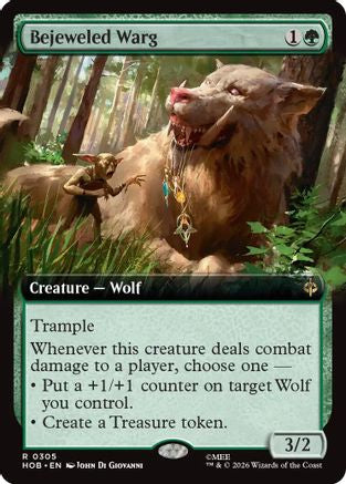 Bejeweled Warg (Extended Art)  [The Hobbit]