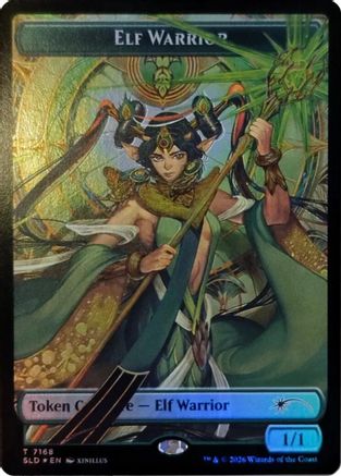 Elf Warrior Token (7168)  [Secret Lair Drop Series] Foil