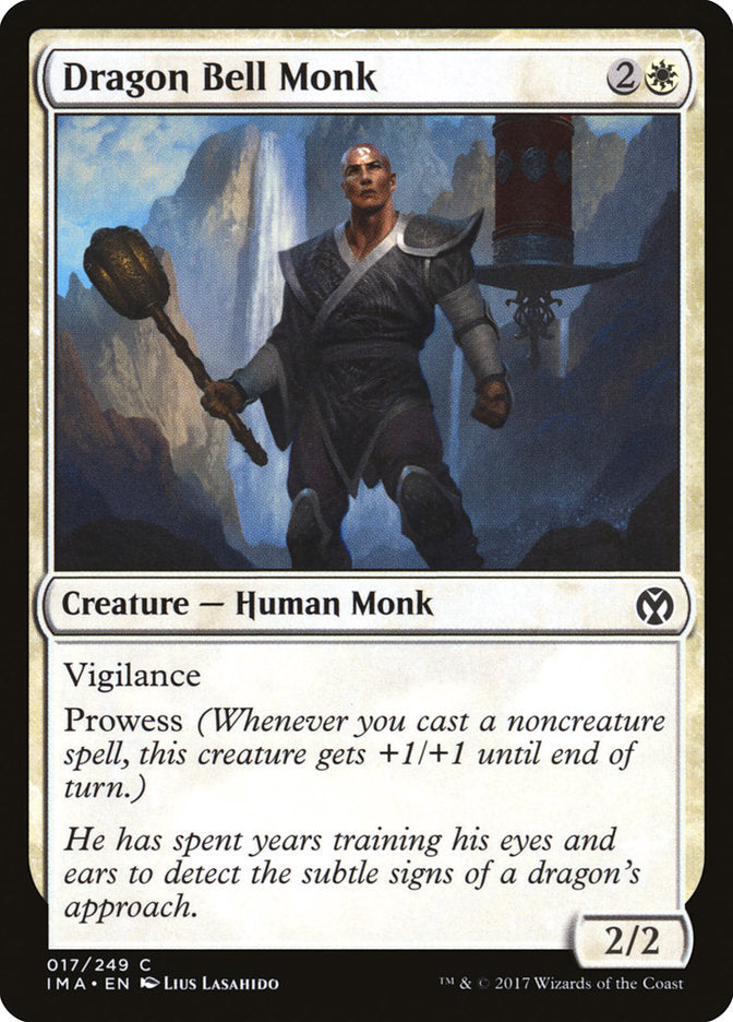Dragon Bell Monk [Iconic Masters] Foil