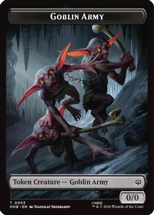 Goblin Army (0003) // Wolf Double-Sided Token  [The Hobbit]