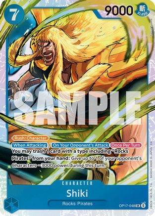 Shiki (048) (OP17-048) - [The World's Strongest Warriors] Foil