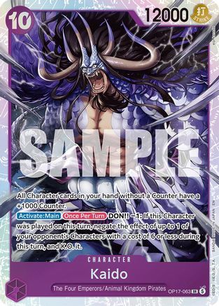 Kaido (063) (OP17-063) - [The World's Strongest Warriors] Foil