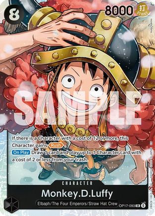 Monkey.D.Luffy (093) (OP17-093) - [The World's Strongest Warriors] Foil