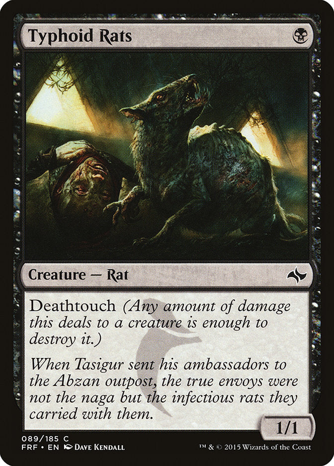 Typhoid Rats [Fate Reforged] Foil