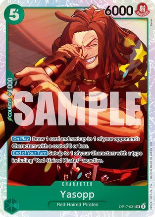 Yasopp (OP17-031) - [The World's Strongest Warriors] Foil