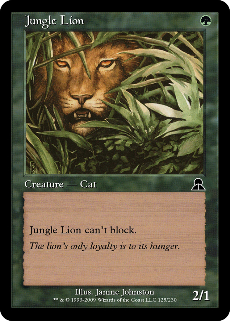 Jungle Lion  [Masters Edition III]