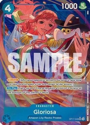 Gloriosa (Alternate Art) (OP17-046) - [The World's Strongest Warriors] Foil