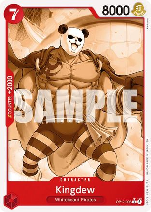 Kingdew (Pandaman Art) (OP17-006) - [The World's Strongest Warriors]