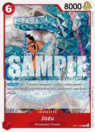 Jozu (OP17-008) - [The World's Strongest Warriors] Foil