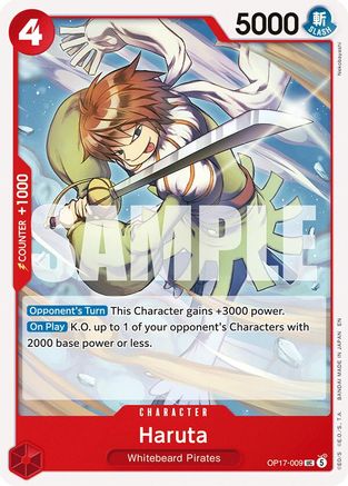 Haruta (OP17-009) - [The World's Strongest Warriors]