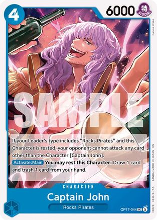 Captain John (OP17-044) - [The World's Strongest Warriors]