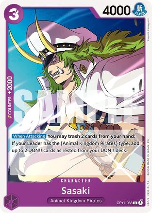 Sasaki (OP17-068) - [The World's Strongest Warriors]