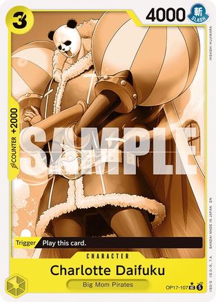 Charlotte Daifuku (Pandaman Art) (OP17-107) - [The World's Strongest Warriors]