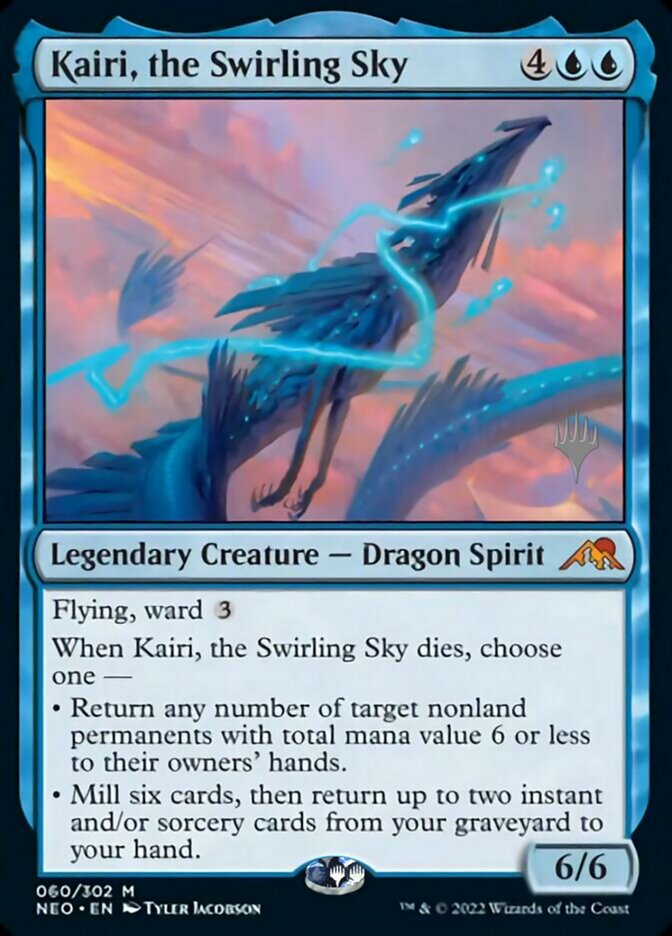 Kairi, the Swirling Sky (Promo Pack) [Kamigawa: Neon Dynasty Promos] Foil