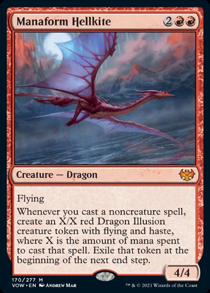 Manaform Hellkite [Innistrad: Crimson Vow] Foil