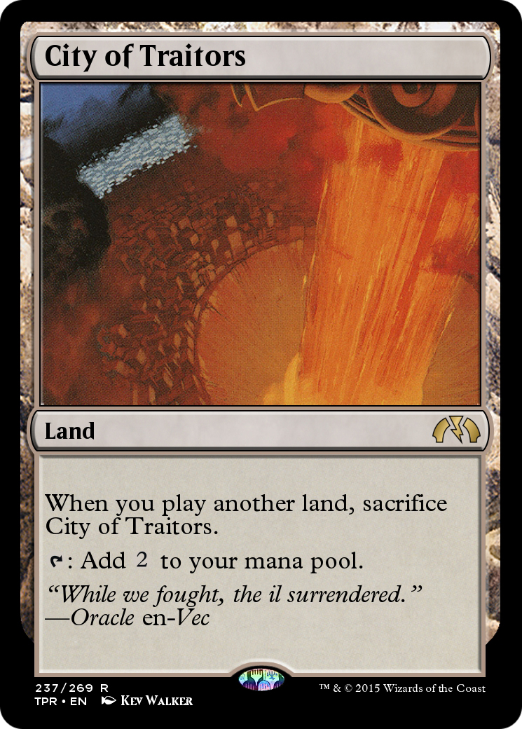 City of Traitors  [Tempest Remastered] Foil