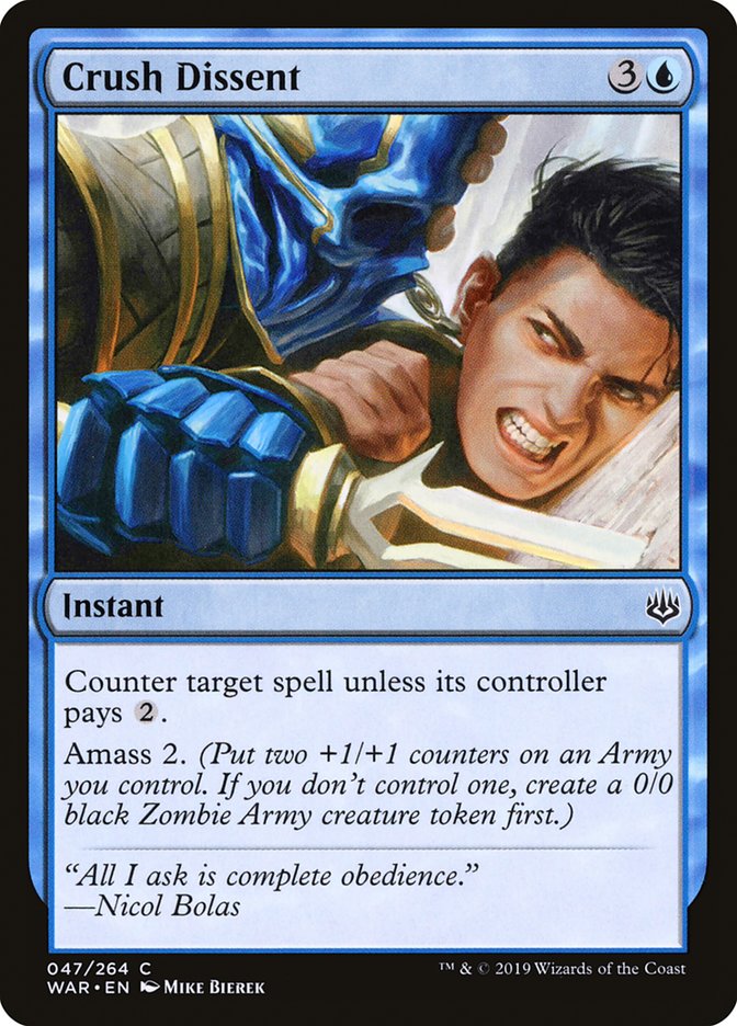 Crush Dissent [War of the Spark] Foil