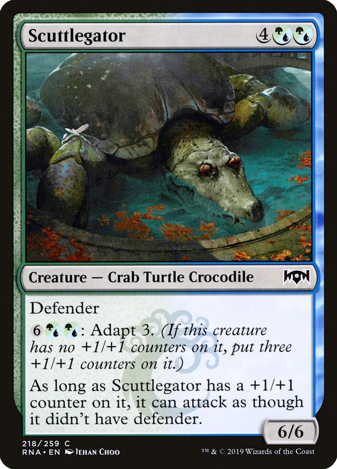 Scuttlegator [Ravnica Allegiance] Foil