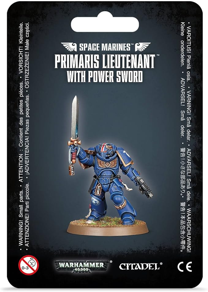 48-84 Space Marines: Primaris Lieutenant With Power Sword