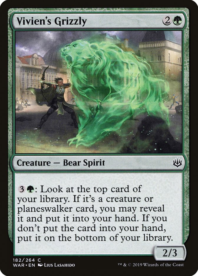 Vivien's Grizzly [War of the Spark] Foil