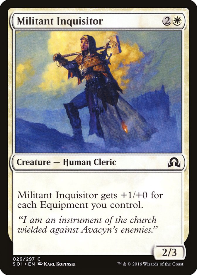 Militant Inquisitor [Shadows over Innistrad] Foil