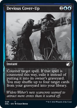 Devious Cover-Up [Innistrad: Double Feature] Foil