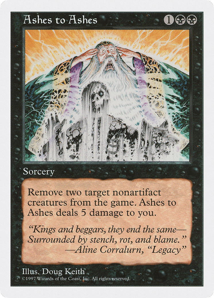 Ashes to Ashes  [Fifth Edition]