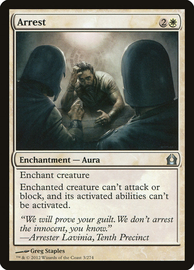 Arrest [Return to Ravnica] Foil