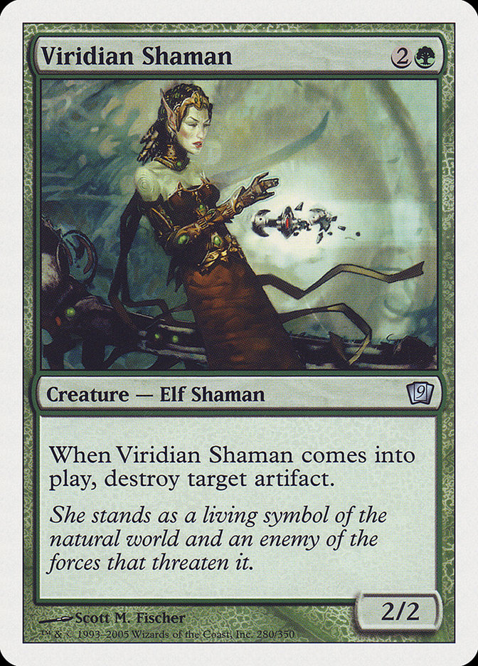 Viridian Shaman [Ninth Edition] Foil