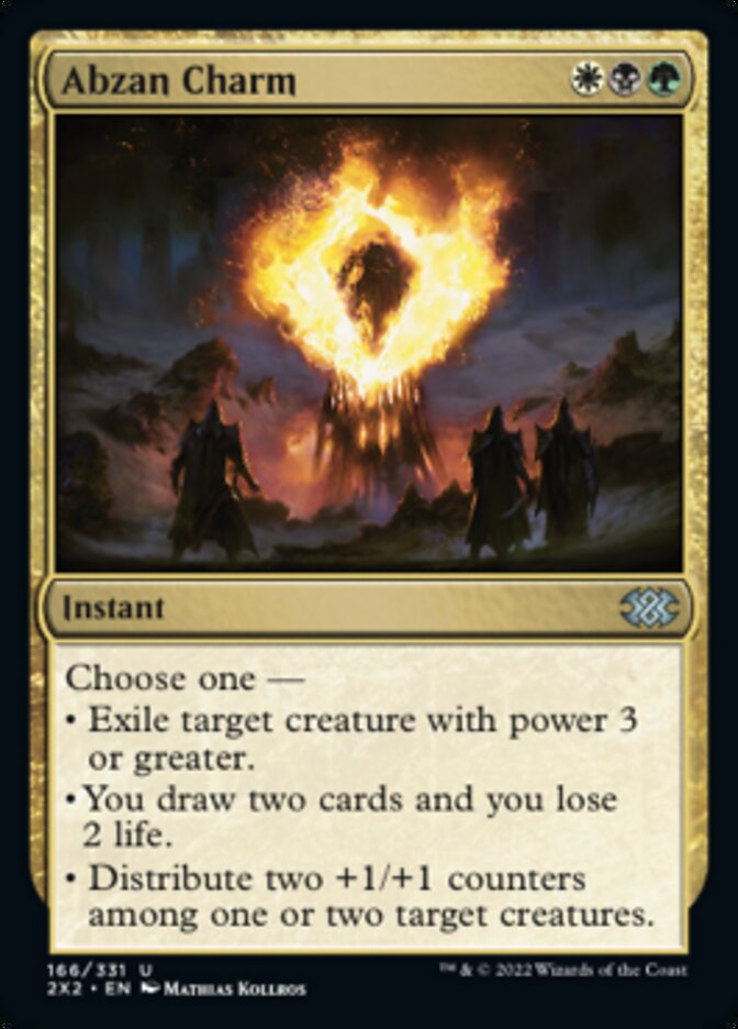 Abzan Charm [Double Masters 2022] Foil