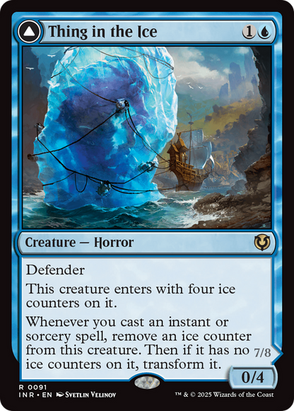 Thing in the Ice // Awoken Horror [Innistrad Remastered] Foil
