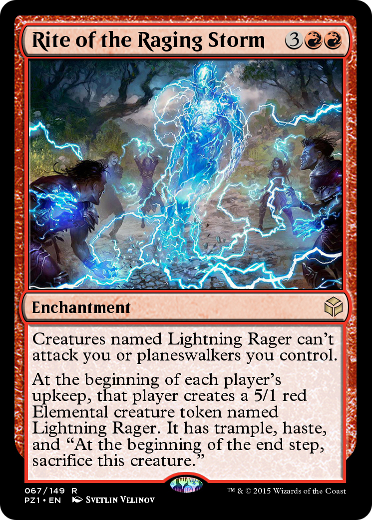 Rite of the Raging Storm  [Legendary Cube Prize Pack] Foil