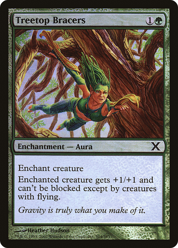 Treetop Bracers  [Tenth Edition] Foil