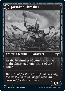 Foreboding Statue // Forsaken Thresher [Innistrad: Double Feature] Foil