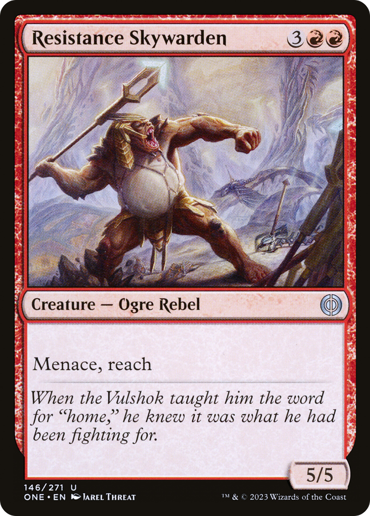 Resistance Skywarden [Phyrexia: All Will Be One] Foil
