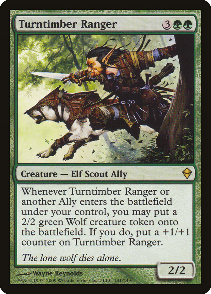 Turntimber Ranger [Zendikar] Foil