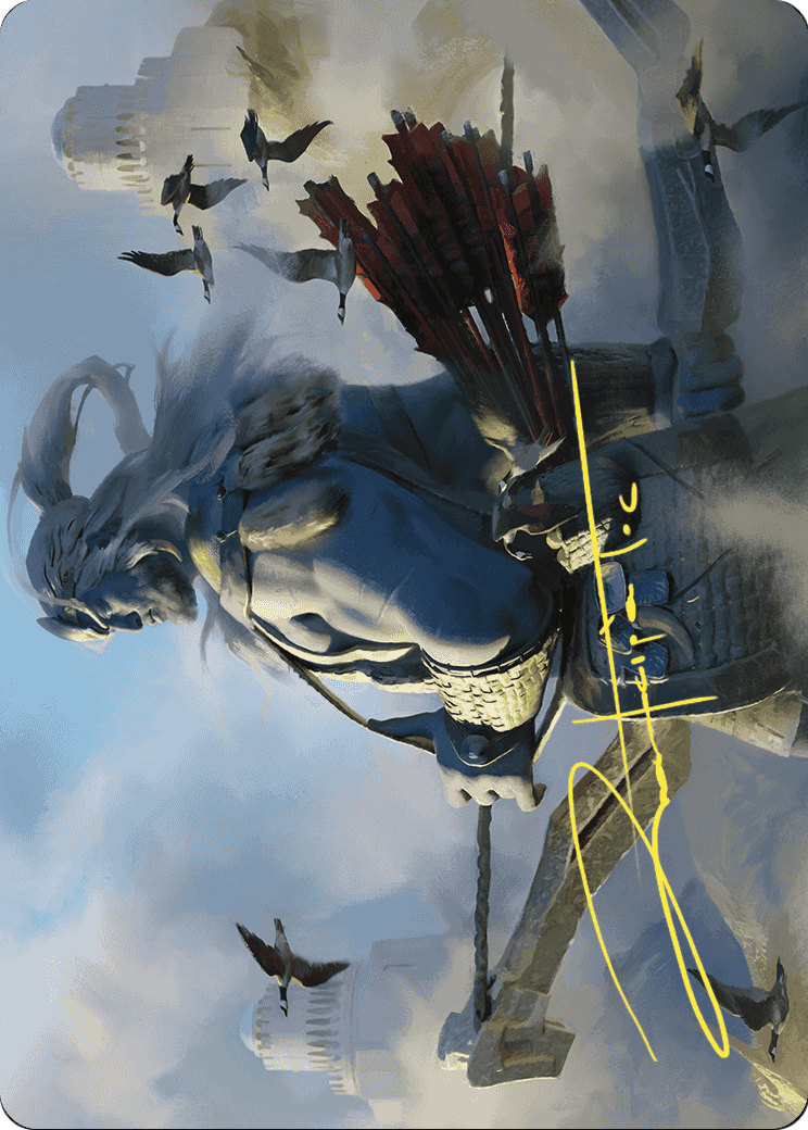 Skybeast Tracker // Skybeast Tracker  [Wilds of Eldraine Art Series] (Borderless) Foil