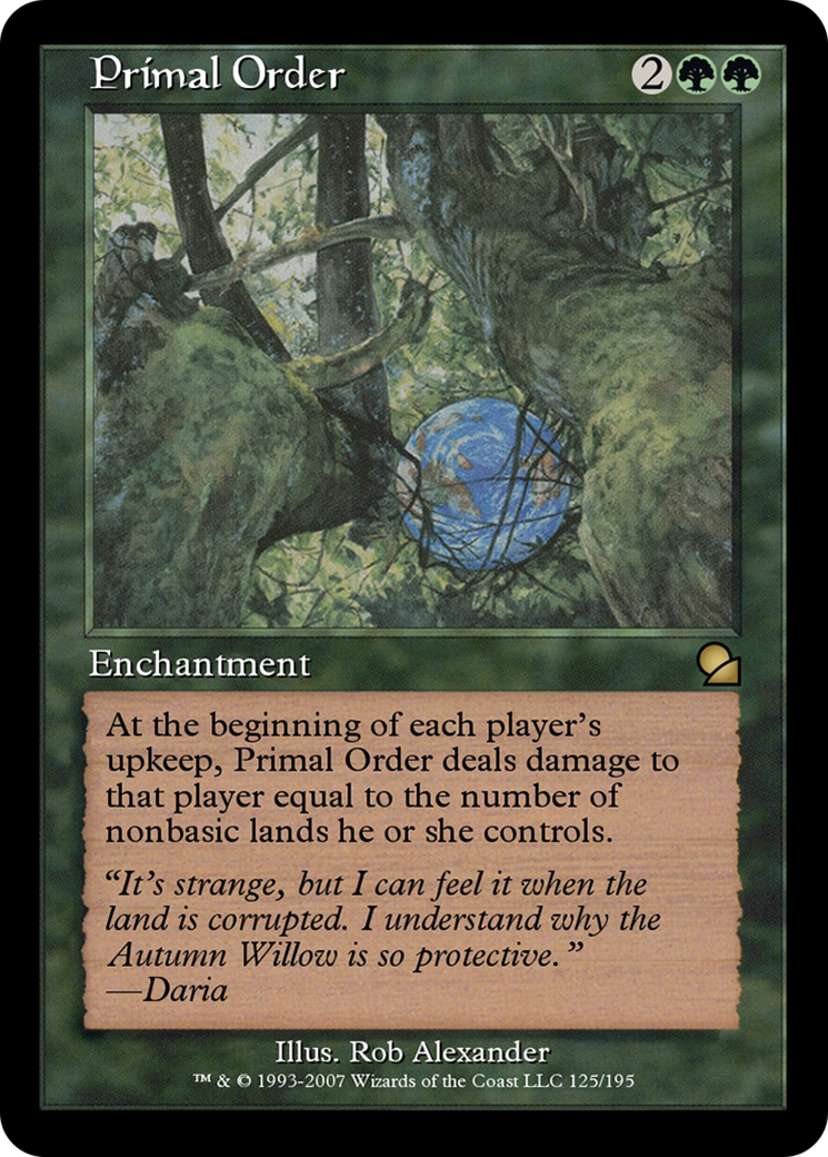 Primal Order  [Masters Edition]