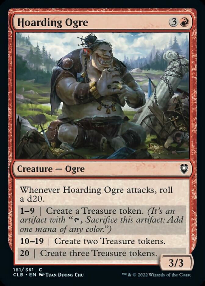 Hoarding Ogre [Commander Legends: Battle for Baldur's Gate] Foil